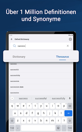 Oxford Dictionary Screenshot