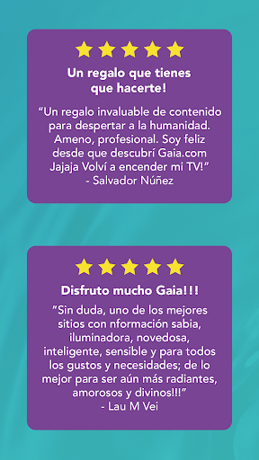 Captura de pantalla de Gaia TV: Salud y Bienestar