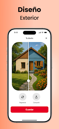 Captura de pantalla de Home AI – Diseño Interior IA
