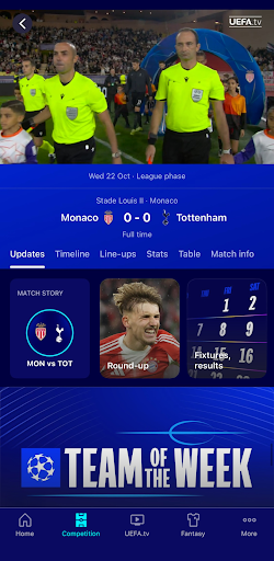 UEFA Champions League Official screenshot
