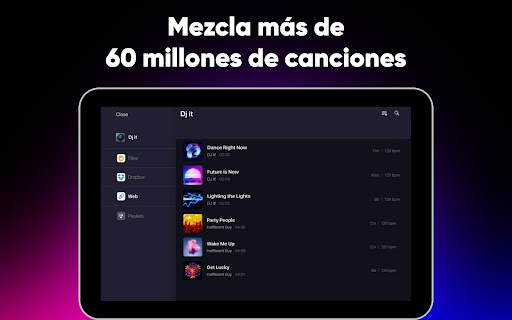 Captura de pantalla de Dj it! - Mezclador de música