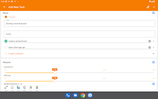 LifeUp: Gamify Tasks & Habits screenshot