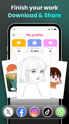 Captura de pantalla de AR Drawing: AR Art Drawing