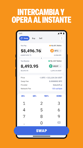 Captura de pantalla de Cartera Bitcoin, Cripto y DeFi