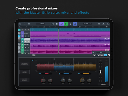 Captura de pantalla de Cubasis 3 - DAW & Music Studio