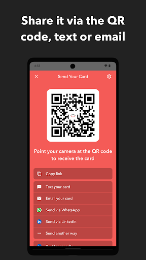 Captura de pantalla de Blinq: Digital Business Card