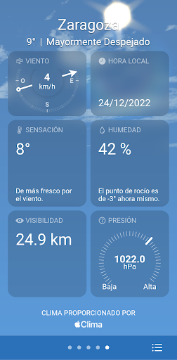 Captura de pantalla de Clima Real