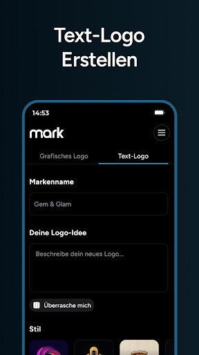 AI Logo Generator - Mark Screenshot