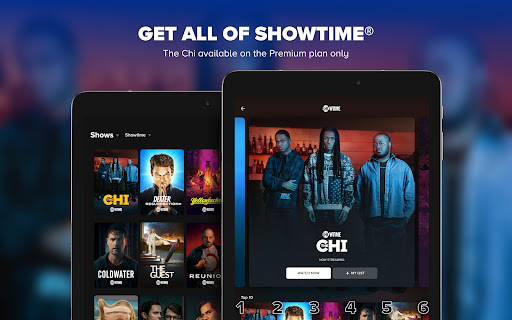 Captura de pantalla de Paramount+
