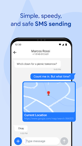 Captura de pantalla de Messages For Android