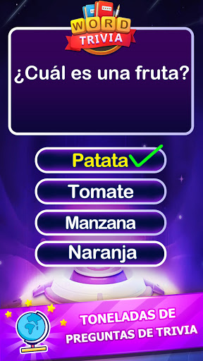 Captura de pantalla de Word Trivia Juego de palabras