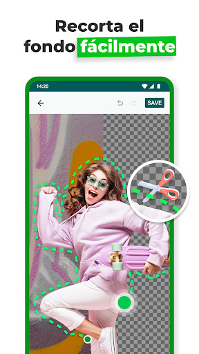 Captura de pantalla de Crear stickers - WAStickerApps
