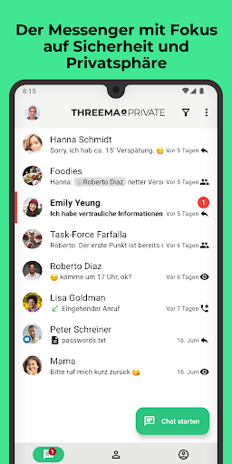 Threema. Der sichere Messenger Screenshot