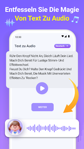 Stimmenwechsler Effekte Screenshot