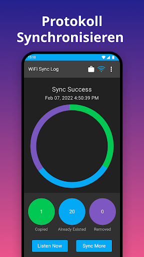 iSyncr: iTunes auf Android Screenshot