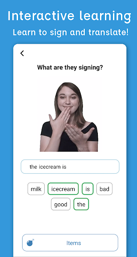 Captura de pantalla de Sign Language ASL Pocket Sign