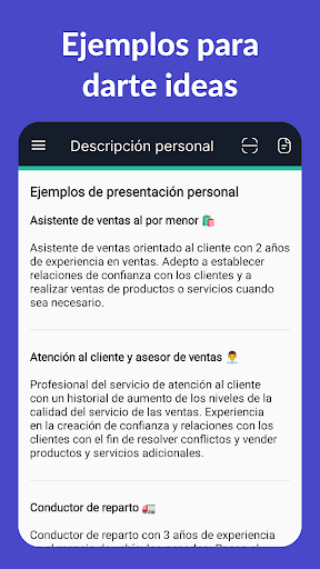 Captura de pantalla de Currículum Vítae - CV Engineer
