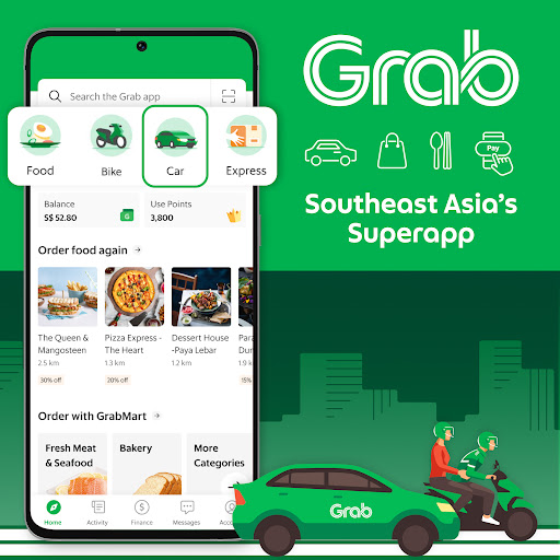 Grab - Taxi & Food Delivery Screenshot