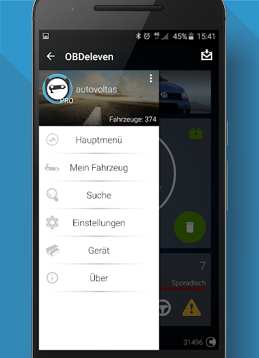 OBDeleven VAG Autodiagnose Screenshot