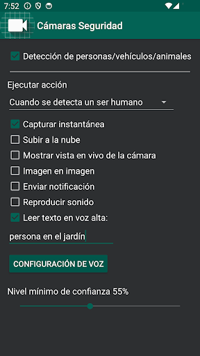 Captura de pantalla de Visor de cámara IP WiFi