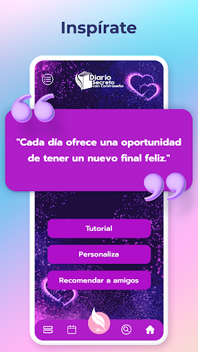 Captura de pantalla de Diario secreto con contraseña