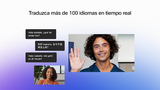 Captura de pantalla de Webex
