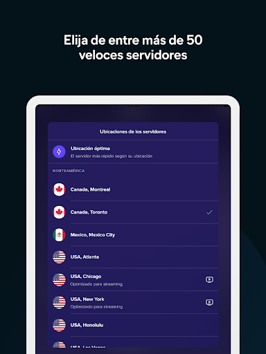Captura de pantalla de Avast SecureLine VPN Segura