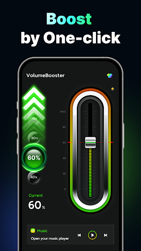 Captura de pantalla de Amplificador de volumen - alto
