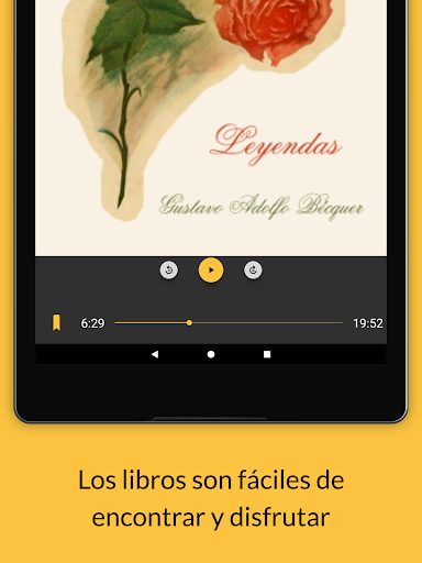 Captura de pantalla de AudioLibros