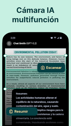Captura de pantalla de Chat Smith: Chatbot IA Español