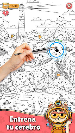 Captura de pantalla de Find The Cat - Spot It!