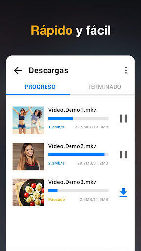 Captura de pantalla de Descargador de vídeos en HD
