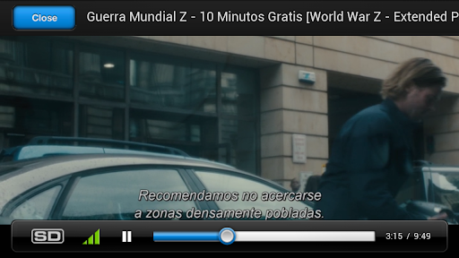 Captura de pantalla de VUDU - Películas HDX