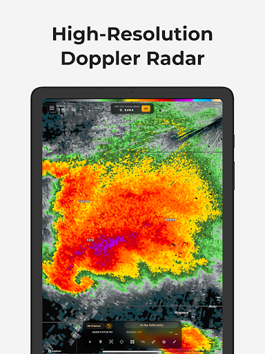 Captura de pantalla de RadarOmega: Doppler Radar App