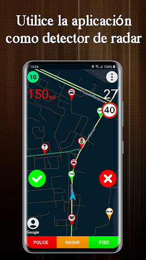 Captura de pantalla de Detector Policía Radar Trafico
