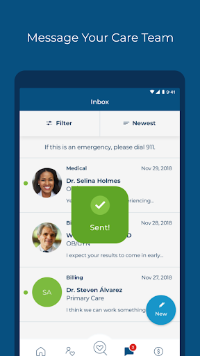 Captura de pantalla de AdventHealth