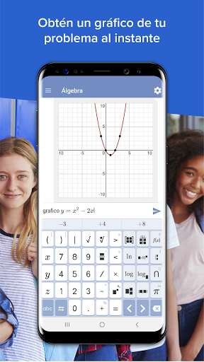 Captura de pantalla de Mathway