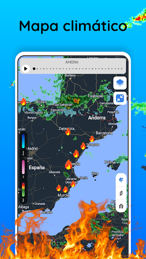 Captura de pantalla de Radar meteorológico en vivo