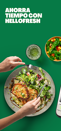 Captura de pantalla de HelloFresh: Kits de recetas