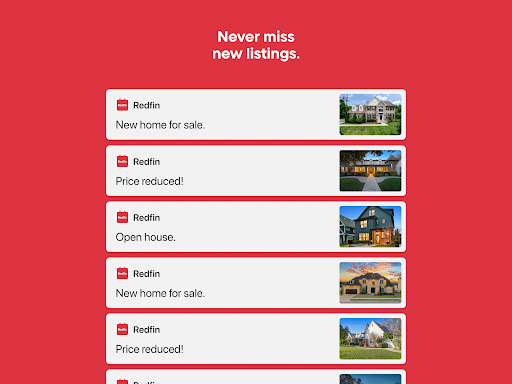 Captura de pantalla de Redfin: Buy, Sell & Rent Homes