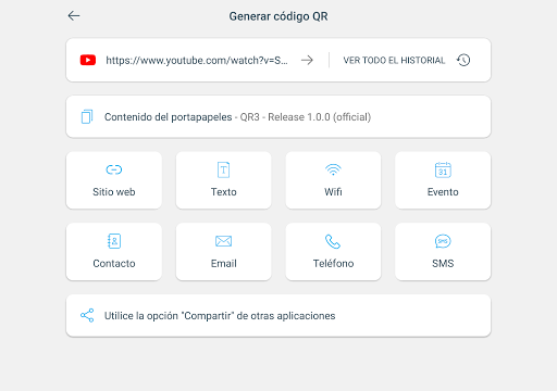 Captura de pantalla de Escáner de código QR