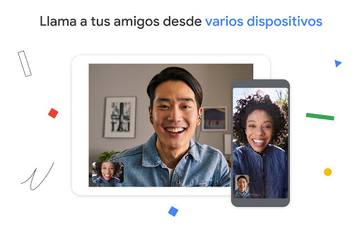 Captura de pantalla de Google Meet