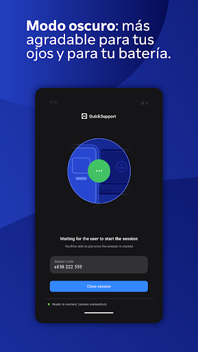 Captura de pantalla de TeamViewer QuickSupport
