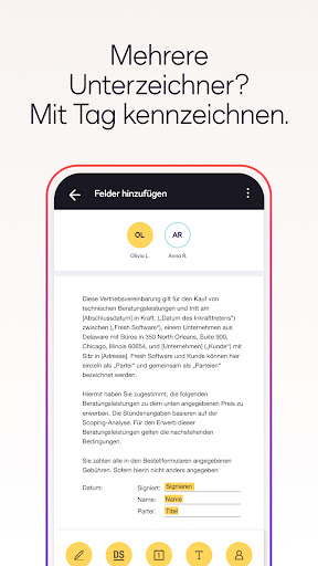 Docusign – Digitale Signature Screenshot