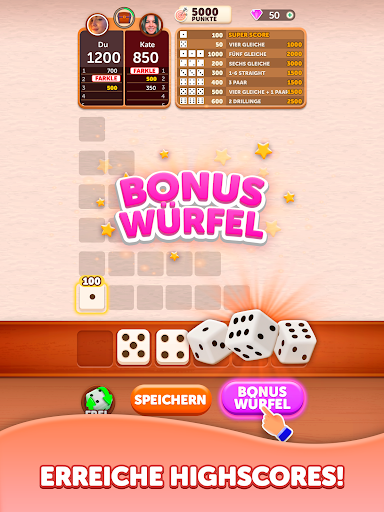 Farkle Würfelwurf Screenshot