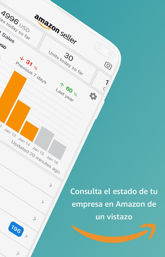 Captura de pantalla de Amazon Seller: Vende online