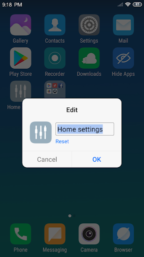 Captura de pantalla de X Launcher Pro