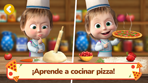 Captura de pantalla de Masha y el Oso Juegos de Pizza