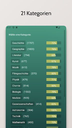 Endlos-Quiz Pro Screenshot