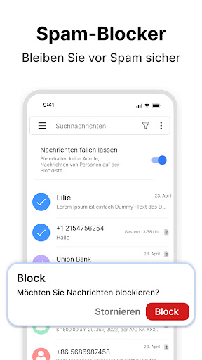 SMS Textnachrichten - Messages Screenshot
